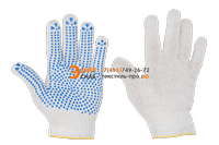 перчатки хб 10 класс 6 нитка с ПВХ